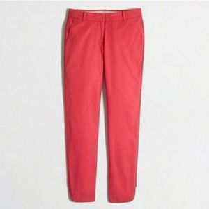 NWT J. Crew California Poppy Cropped Tencel Pant 0